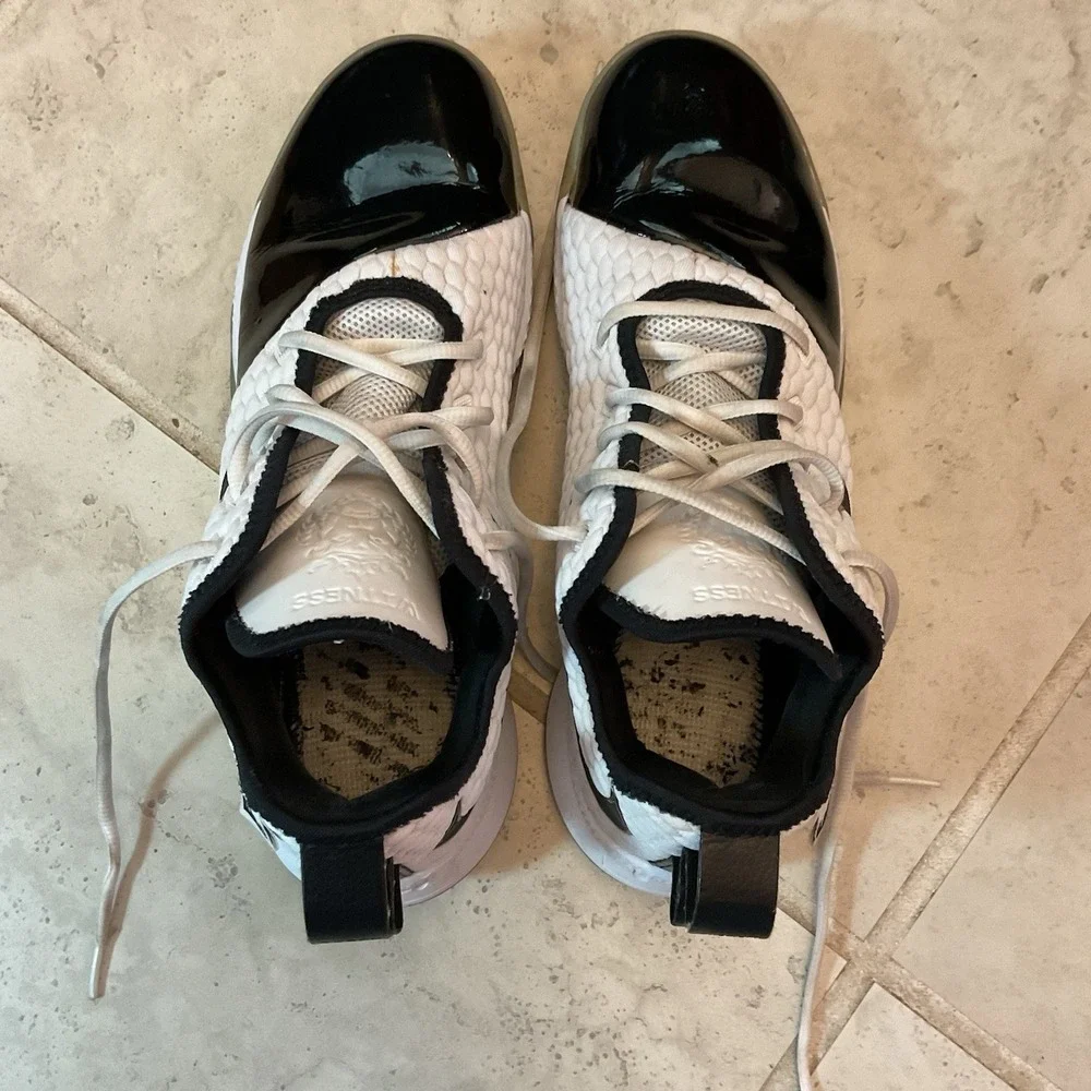 Size 13 - Nike LeBron Witness 3 Premium Concord, Black And White